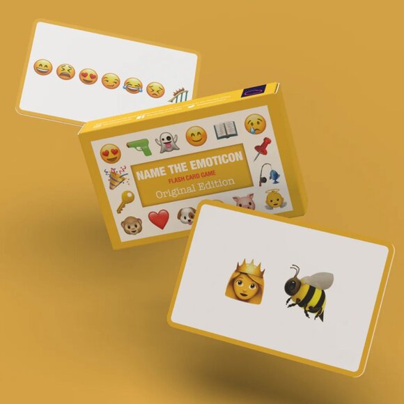GAME Name the Emoticon Flash Card Game Original Edition Ages 8+ - Picture 4 of 6